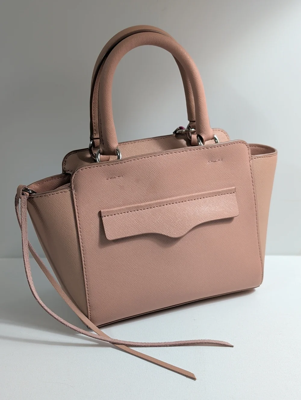 Rebecca Minkoff Blush Pink Mini Tote & Crossbody Bag